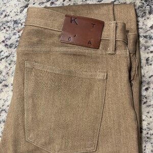 Hiroshi Kato The Pen Slim Copper Raw Denim Size 36